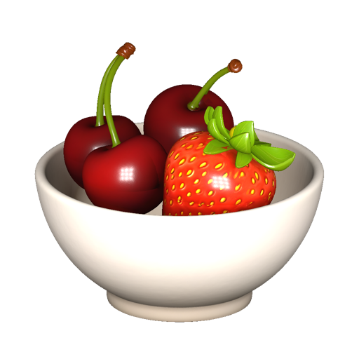 bowl of cherries and strawberries